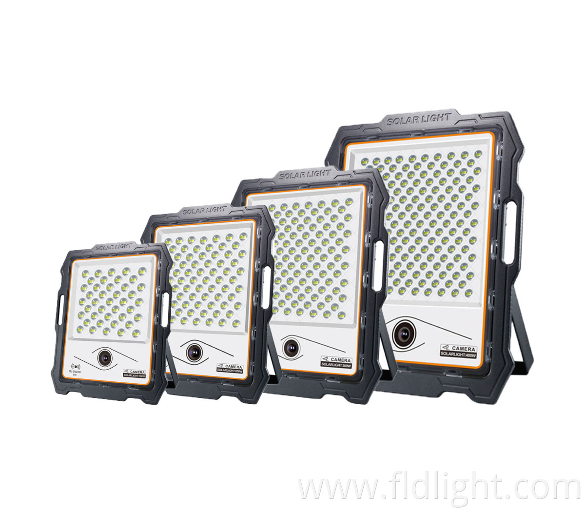 High Lumen solar CCTV Flood light